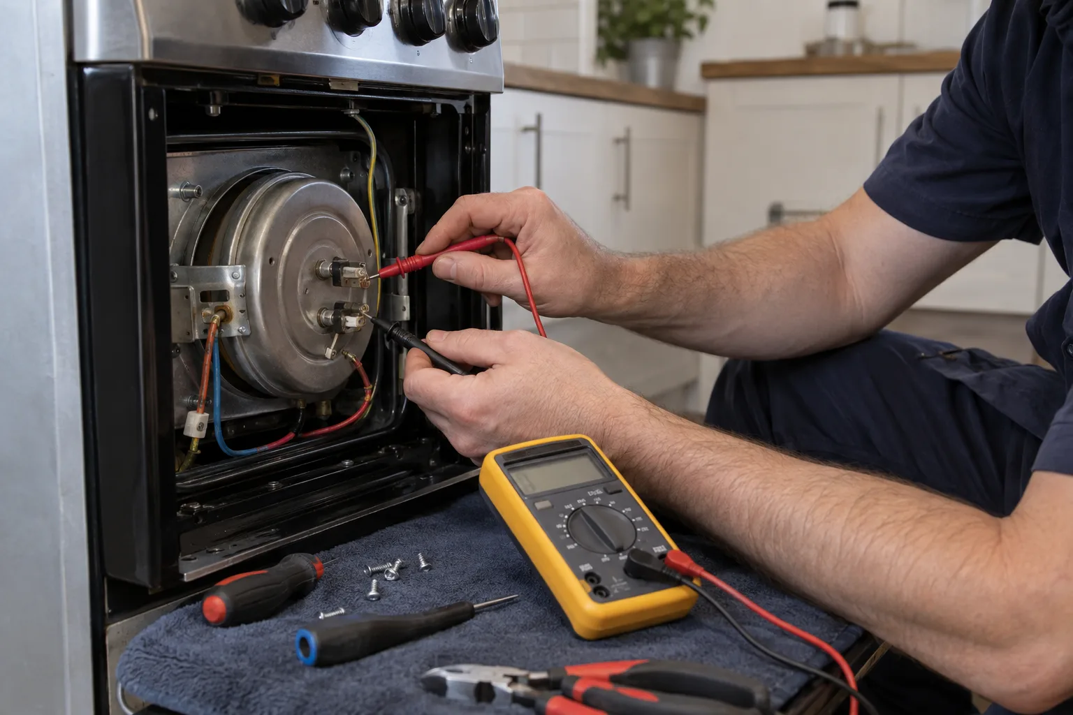 Cooker repair work detail in London